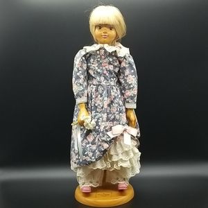 Robert Raikes Originals Hand Carved Wooden Doll "Claire"